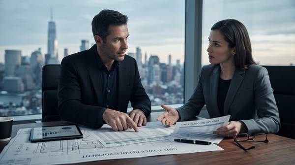 Editorial illustration for How to Choose the Right Commercial Real Estate Loan for Your Project